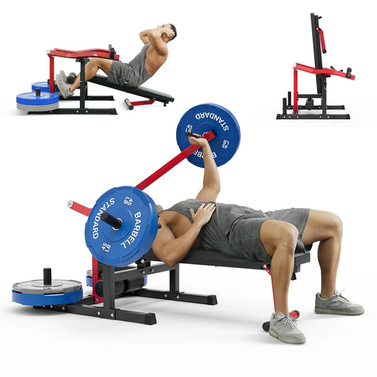 Máquina De Prensa De Pecho, Capacidad De 1250 Lbs Con Brazos Convergentes Independientes, Banco De Fitness Ajustable De Inclinación Plana Para Gimnasio En Casa