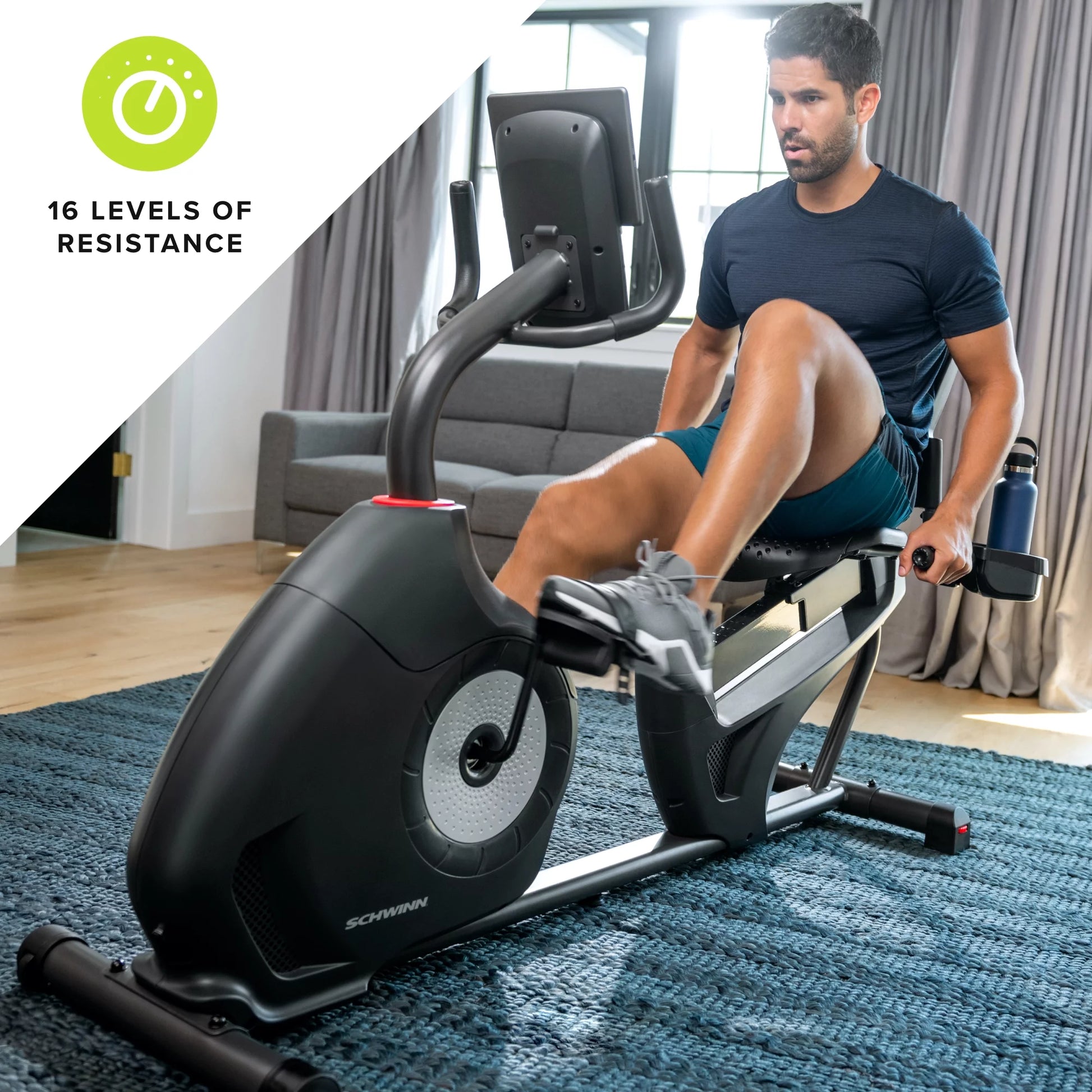 Bicicleta Reclinable De Ejercicio 230 Con Compatibilidad Explore the World Y Zwift