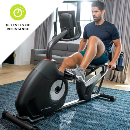 Bicicleta Reclinable De Ejercicio 230 Con Compatibilidad Explore the World Y Zwift