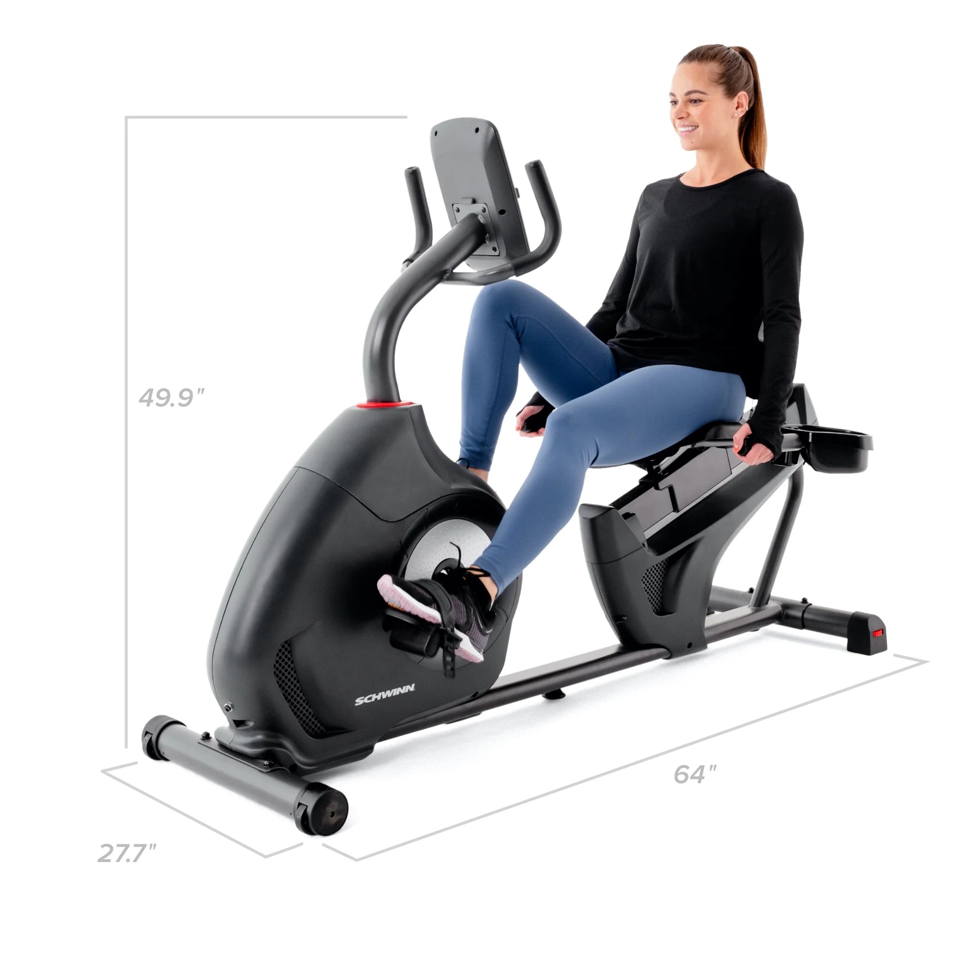 Bicicleta Reclinable De Ejercicio 230 Con Compatibilidad Explore the World Y Zwift